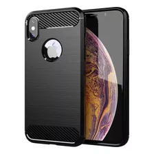 Funda Antigolpe Tpu Carbono Para iPhone X Xs Xr Xs Max