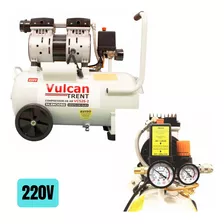 Compressor Ar Odontológico Motor Indução Vcs25l Vulcan 220v Cor Branco