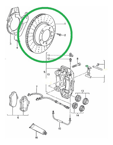 Disco Freno O R I G I N A L Porsche 911 2000-2019 Foto 6