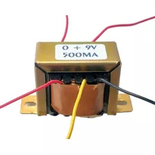 Transformador 0 + 9v 500ma 110v/220v Horizontal