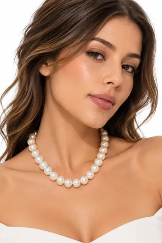 Collar De Perlas Bolas De Chicle Acrílico 14mm Con Dorado Blanco
