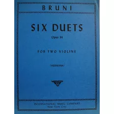Partitura 2 Violinos Six Duets Opus 34 Bruni