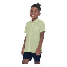 Conjunto Infantil Camisa Com Bermuda Trick Nick Verde