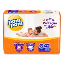 Fralda Pom Pom Derma Protek Mega G Com 42un