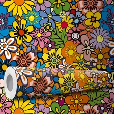 Papel De Parede Adesivo Brito Sala Froral Jardim 10m