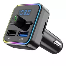 Receptor Bluetooth Transmisor Fm Mp3 Carga Rápida Usb Pro