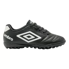 Chuteiras De Futebol Umbro Chuteira Society Class U01fb002015 Cor Black/white Com Sola Tf Adequada Para Grama Sintética Masculino 38 Br