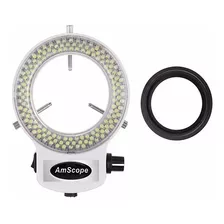 Amscope Led-144w-zk Blanca Ajustable Llevó El Anillo Ilumina