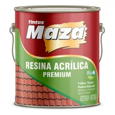 Resina Acrílica Base Água Maza 3,6 Litros Incolor Brilhante