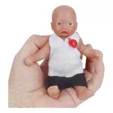 Vollence Mini Muñecas De Bebé De Silicona Con Ojos En Min.