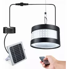 Lámpara Solar Focos Colgante De Exterior 160led 6500k Ip65