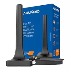 Antena Digital Aquario Dtv-200 Interna Com Cabo 2.5m Hdtv 4k