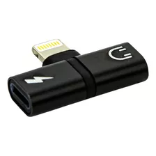 Adaptador De iPhone Para Fone E Carregador Duplo