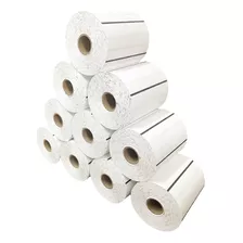 10 Rolos Etiqueta Nylon Resinado Composição 33x55 X3 Colunas