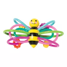 Manhattan Toy Zoo Animal Winkel Bee Sonajero Multicolor Y Mo