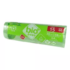 Saco De Lixo Biodegradavel - Verde - 15l / 30l / 50l / 100l