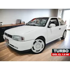 Volkswagen Gol Cl 1.6 Mi Turbo Branco 1997