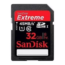 Sd Hc 32gb Sandisk Extreme 45mb/s 300x Uhs-i