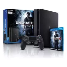 Sony Playstation 4 Slim 1tb Standard Cor Preto Onyx