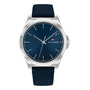 Relógio Tommy Hilfiger Norris Masculino Couro Azul - 1710666 Prateado Azul-escuro
