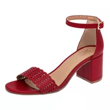 Zapatilla Casual Dama Etnia 605 Rojo 22-26 *117-597 T1