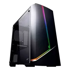 Gabinete Gamer Pixxo Cg11 Rgb Lateral Acrilico Mid Tower