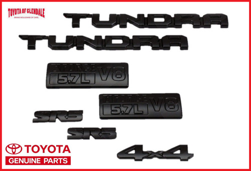 2014-2021 Toyota Tundra Blackout Emblems Overlay Kit Gen Ttg Foto 6