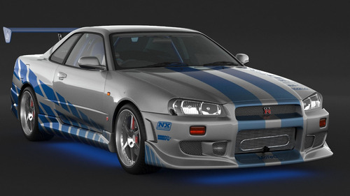 Kit Calcomanas Nissan Skyline R34 Gt-r Rapido Y Furioso Foto 3