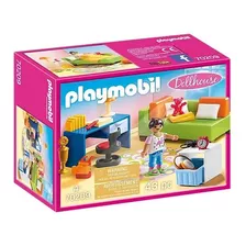 Figura Armable Playmobil Dollhouse Habitación Adolescente 43 Piezas 3+
