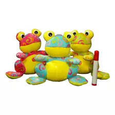 Peluche Rana Con Sonido Ami Toys 22 Cm 3 Colores