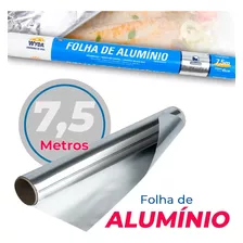 Rolo De Folha Em Alumínio 45cm Com 7,5m De Comprimento Wyda