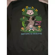 Sudadera Ripndip Verde Original Impecable Chica Con Dibujo