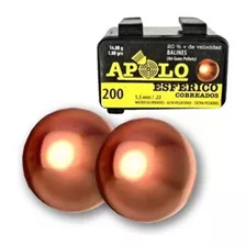 Chumbos Apolo Cobreados 5.5mm X 200un Tiro Caza