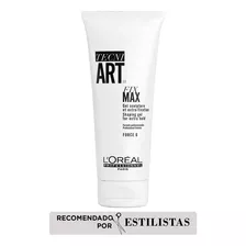 Gel De Máxima Fijación Para Cabello Tecniart Fix Max 200ml