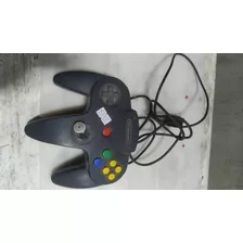 Controle Nintendo 64 Preto Analogico Folgado J353