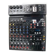 Peavey Pv 10 Bt Mezclador De 10 Canales Con Bluetooth