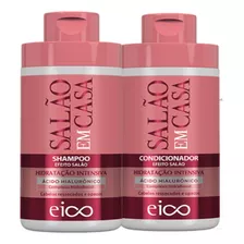 Condicionador Eico Kit Shampoo/condicionador Salão Em Casa Hidra 450ml - Eico