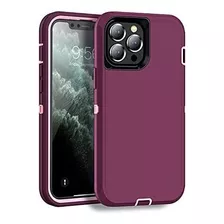 Funda Mxx Para iPhone 13 Pro Max-ciruela