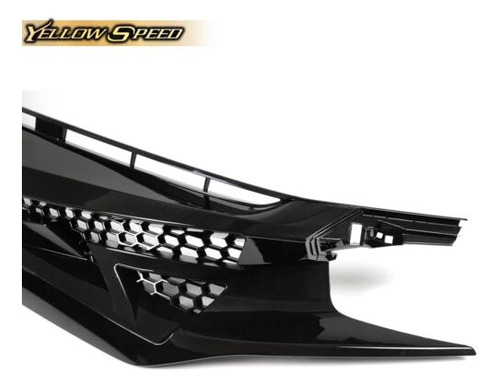 Front Bumper Grille Hood Abs Fit For 2016-2021 Honda Civ Ccb Foto 8