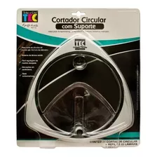 Cortador Circular Scrapbook Com Suporte + Refil 3 Lâminas