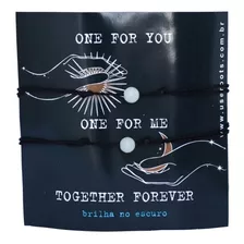 Pulseiras Casal Together Forever (brilha No Escuro)