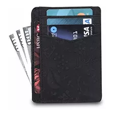 Front Pocket Manejo De Bloques Rfid Minimalist Slim 7jfxj