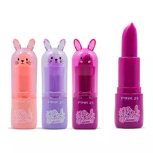 Set X 3 Bálsamos Labiales Pink Bunny Pink 21