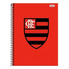 Caderno Flamengo 160fls 10mat Universitário Capadura Espira