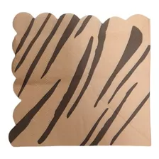 Servilletas De Papel Chicas Animal Print Safari X10 