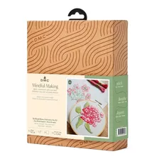 Kit De Bordado Duo Rosas Do Amanhecer - Dmc Mindful Making