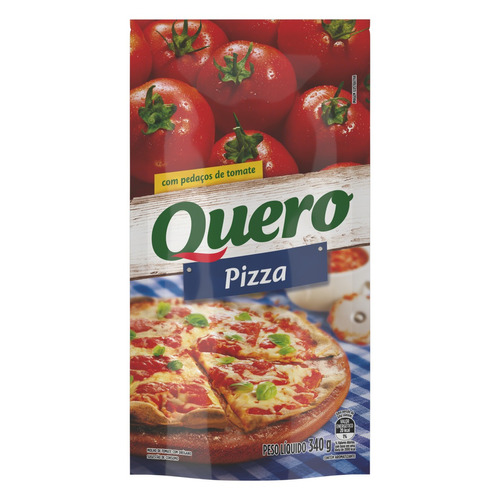 Molho De Tomate Pizza Quero Em Sachê 340 G