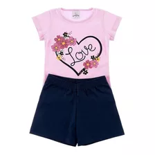 Kit 3 Conjunto Infantil Menina 1 Ao 8 Anos