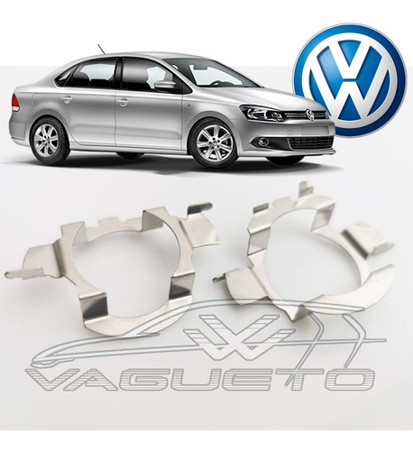 Par De Adaptadores H7 Para Focos Led Vw Jetta Vento Bora  Foto 4