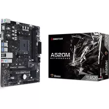 Motherboard A520mh Biostar Socket Am4 Ddr4 Micro Atx Pcreg Color Negro